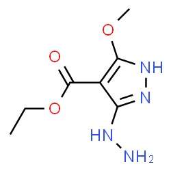 1H-Pyrazole-4-carboxylicacid,3-hydrazino-5-methoxy-,ethylester(9CI) picture