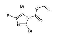 ethyl 2,4,5-tribromoimidazole-1-carboxylate结构式