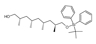(2S,4S,6R,8S)-2,4,6,8-tetramethyl-9-(tert-butyldiphenylsiloxy)nonan-1-ol Structure