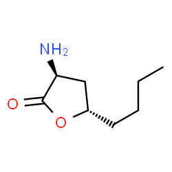 2(3H)-Furanone, 3-amino-5-butyldihydro-, (3S,5S)- (9CI)结构式