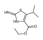 Ethyl 2-amino-5-isopropylthiazole-4-carboxylate structure