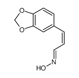 N-[3-(1,3-benzodioxol-5-yl)prop-2-enylidene]hydroxylamine Structure