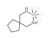 Platinum,tetrachloro(1,1-cyclopentanedimethanamine-N,N')-, (OC-6-22)- (9CI) structure