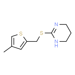 Pyrimidine, 1,4,5,6-tetrahydro-2-[(4-methyl-2-thenyl)thio]- (8CI)结构式