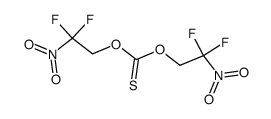 Bis(2,2-difluoro-2-nitroethyl) thionocarbonate结构式