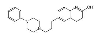 2(1H)-Quinolinone, 3,4-dihydro-6-(3-(4-phenyl-1-piperazinyl)propyl)-结构式