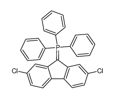 (2,7-dichlorofluorenylidene)triphenylphosphorane Structure