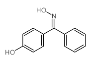 Methanone, (4-hydroxyphenyl)phenyl-, oxime Structure
