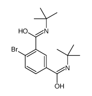 4-bromo-1-N,3-N-ditert-butylbenzene-1,3-dicarboxamide结构式