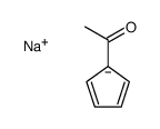 sodium,1-cyclopenta-2,4-dien-1-ylethanone Structure