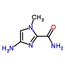 4-氨基-1-甲基-1H-咪唑-2-甲酰胺结构式