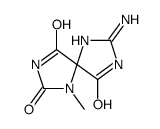 7-amino-1-methyl-1,3,6,8-tetrazaspiro[4.4]non-6-ene-2,4,9-trione Structure