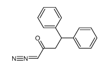 1-diazo-4,4-diphenylbutan-2-one Structure