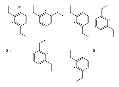 bis(2,6-diethylphenyl)tin Structure