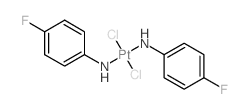 Platinum,dichlorobis(4-fluorobenzenamine)-, (SP-4-2)- (9CI) structure