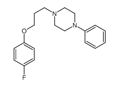 1-[3-(4-fluorophenoxy)propyl]-4-phenylpiperazine Structure