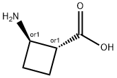 trans-2-Aminocyclobutane-1-carboxylic acid Structure