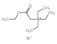 ethoxycarbonylmethyl-triethyl-azanium结构式