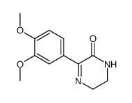 3-(3,4-dimethoxy-phenyl)-5,6-dihydro-1H-pyrazin-2-one结构式