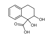 1,2-dihydroxy-1,2,3,4-tetrahydro-[1]naphthoic acid Structure