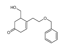 5-(hydroxymethyl)-4-(2-phenylmethoxyethyl)cyclohex-3-en-1-one Structure