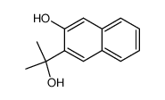 3-(1'-hydroxy-1'-methylethyl)-2-naphthol Structure