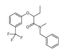 N-benzyl-N-methyl-2-[3-(trifluoromethyl)phenoxy]butanamide Structure