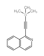 1-((Trimethylsilyl)ethynyl)isoquinoline Structure