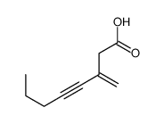 3-methylideneoct-4-ynoic acid结构式