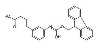 Fmoc-4-(3-aminophenyl)butanoic acid structure