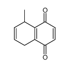 5-methyl-5,8-dihydro-1,4-naphthoquinone Structure