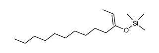 (E)-trimethyl(tridec-2-en-3-yloxy)silane结构式