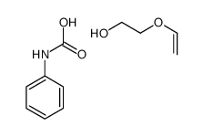 2-ethenoxyethanol,phenylcarbamic acid Structure