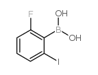 2-Fluoro-6-iodophenylboronic acid Structure