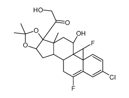 3-chlorofluocinolone acetonide结构式