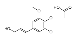 acetic acid,3-(3,4,5-trimethoxyphenyl)prop-2-en-1-ol结构式
