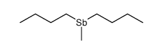 Methyl-dibutyl-antimon Structure