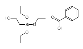 benzoic acid,2-triethoxysilylethanol Structure