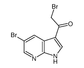 Ethanone, 2-bromo-1-(5-bromo-1H-pyrrolo[2,3-b]pyridin-3-yl)- picture