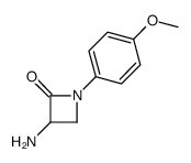 3-amino-1-(4-methoxyphenyl)azetidin-2-one Structure