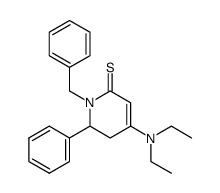 1-Benzyl-4-diethylamino-6-phenyl-5,6-dihydro-1H-pyridine-2-thione Structure