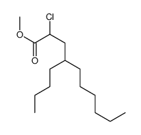 methyl 4-butyl-2-chlorodecanoate Structure