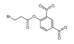 (2,4-dinitrophenyl) 3-bromopropanoate结构式