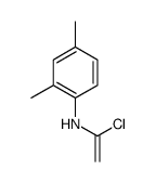 N-(1-chloroethenyl)-2,4-dimethylaniline结构式