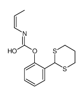 [2-(1,3-dithian-2-yl)phenyl] N-prop-1-enylcarbamate结构式
