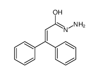 3,3-diphenylprop-2-enehydrazide结构式