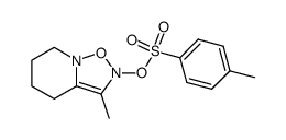 3-methyl-4,5,6,7-tetrahydro-2H-[1,2,5]oxadiazolo[2,3-a]pyridin-2-yl 4-methylbenzenesulfonate Structure