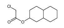 1,2,3,4,4a,5,6,7,8,8a-decahydronaphthalen-2-yl 2-chloroacetate结构式