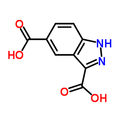 1H-Indazole-3,5-dicarboxylic acid结构式