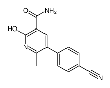 5-(4-cyanophenyl)-6-methyl-2-oxo-1H-pyridine-3-carboxamide Structure